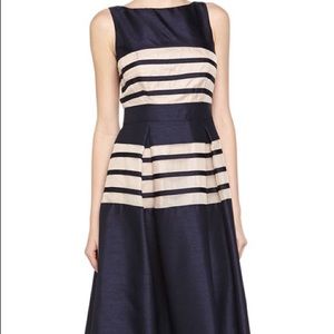 Taylor Shantung Fit and Flare Dress